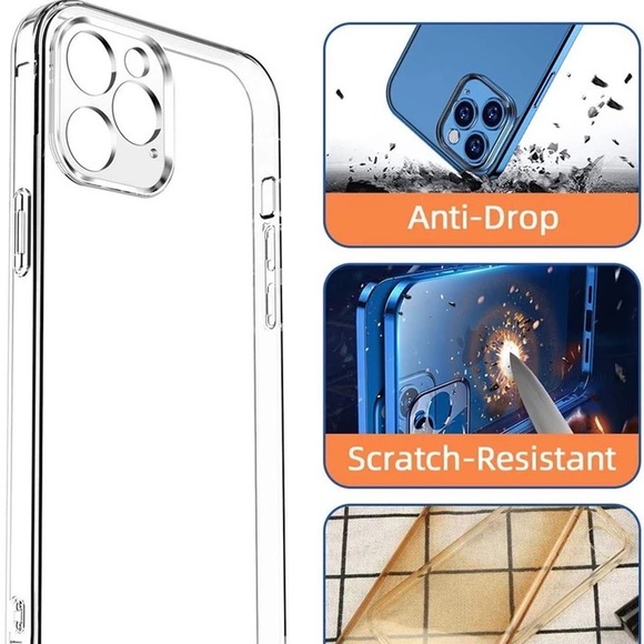 Case for iPhone 14 Pro Max Silicon Shockproof Clear Color - Picture 1 of 6